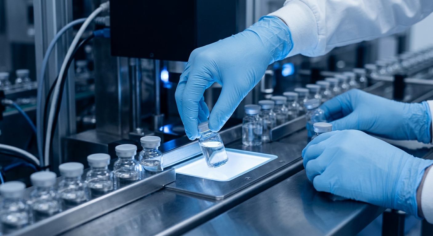 Pharmaceutical quality inspection of medicine vials